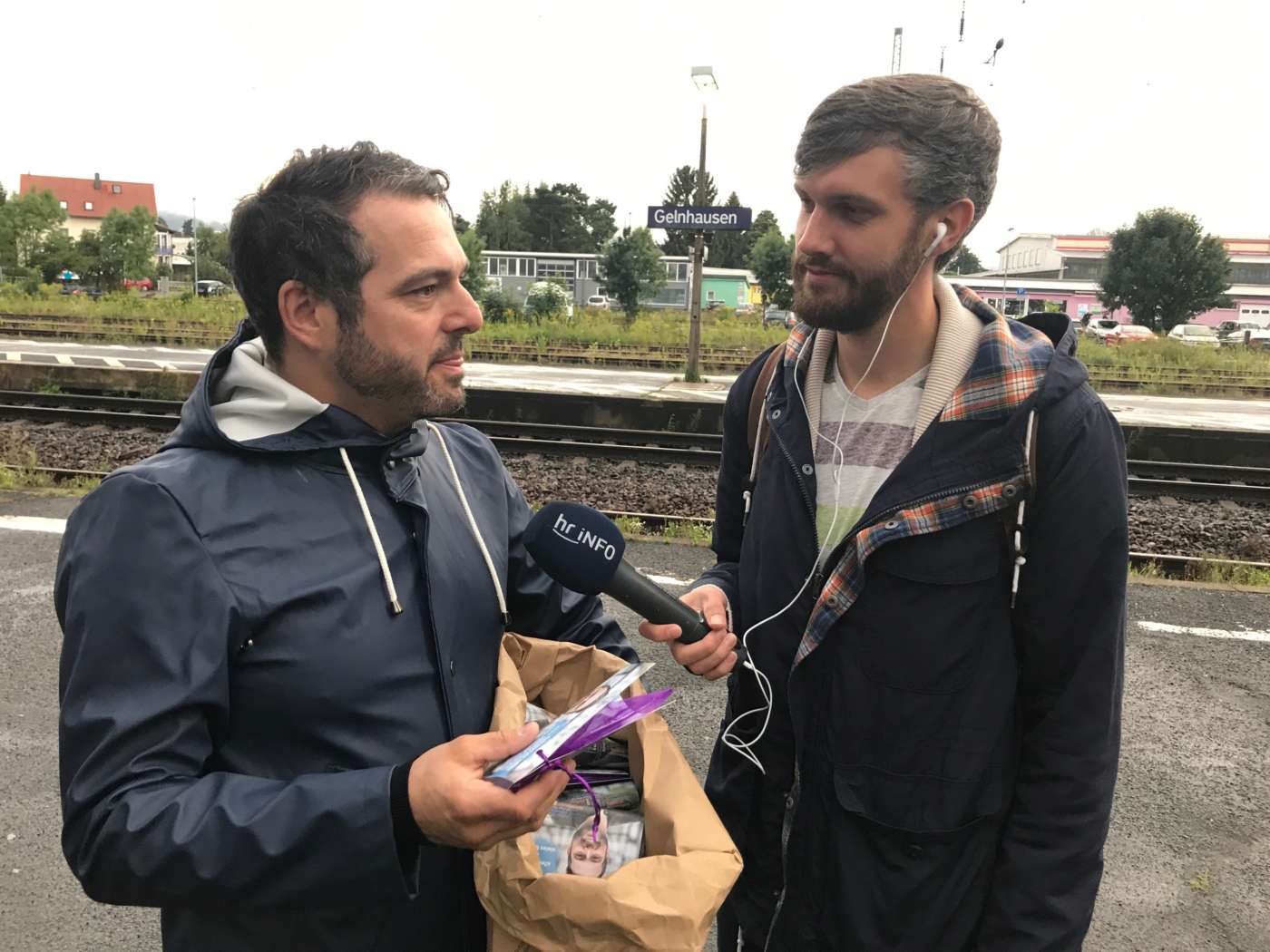 Glöckner im Interview mit Herrn Schneider von HR-Info